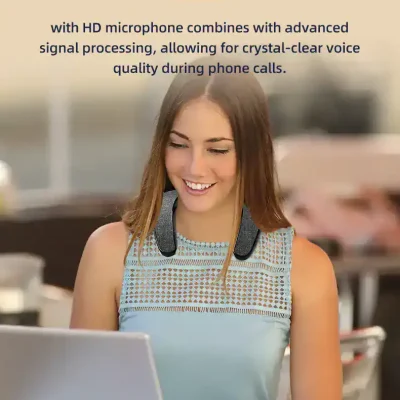 Wireless Bluetooth headset, hands-free calling for comfort and convenience at Monalisa Store. Perfect for contact lenses and eye health while enjoying clear communication.