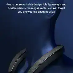 Wireless Bluetooth sports headset with ergonomic ear hooks for comfortable fit and excellent sound quality. Perfect for active lifestyles and daily use.