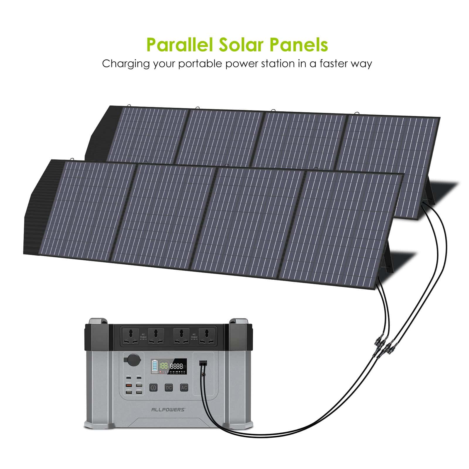 Flexible solar panel system for efficient outdoor energy harvesting.