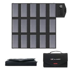 Flexible portable solar panel kit for outdoor use and emergency backup, ideal for camping, hiking, and off-grid power solutions.