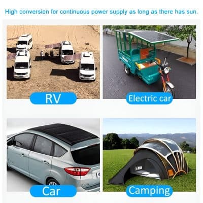 RV camping vehicles on sandy terrain, ideal for outdoor adventures and travel exploration.
