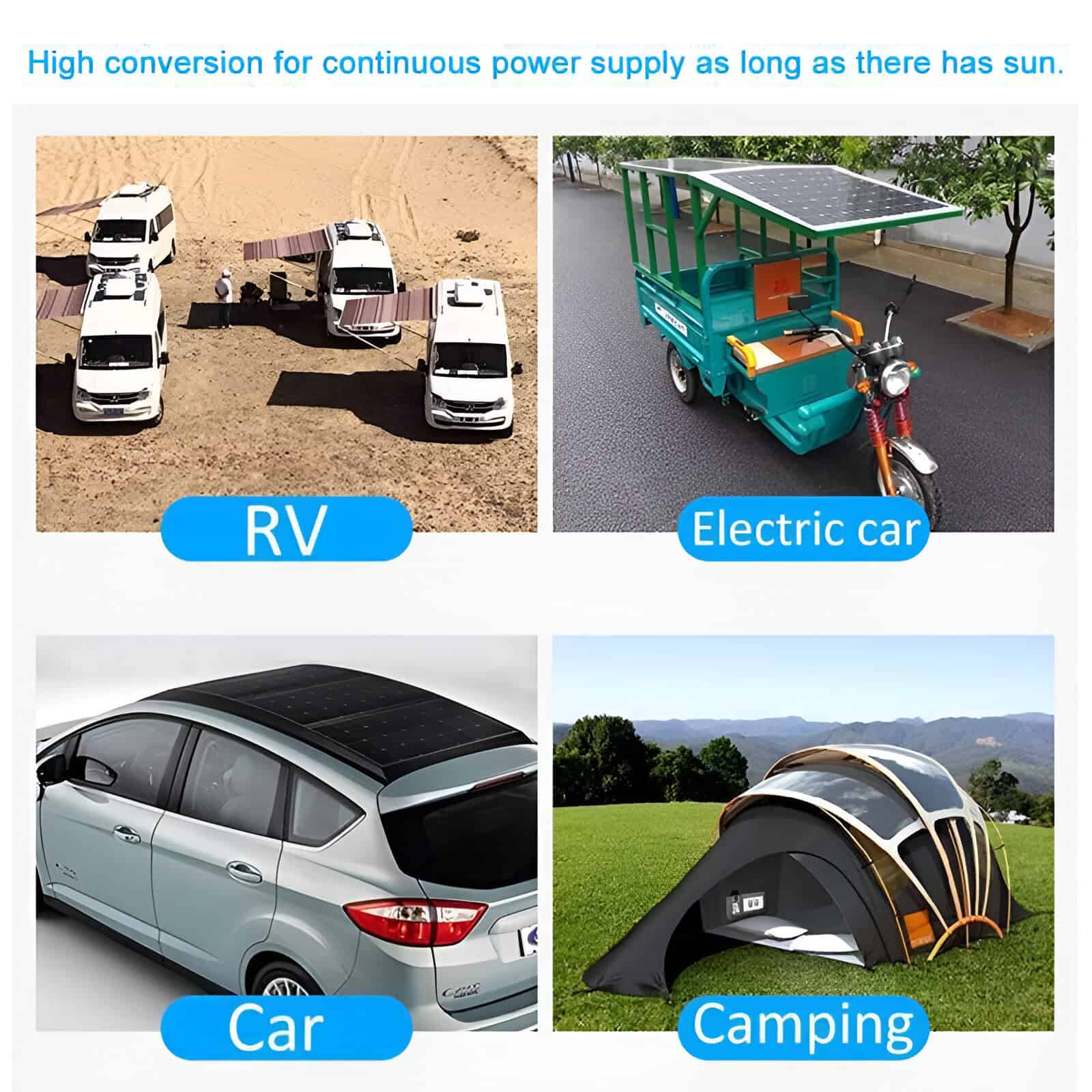 RV camping vehicles on sandy terrain, ideal for outdoor adventures and travel exploration.