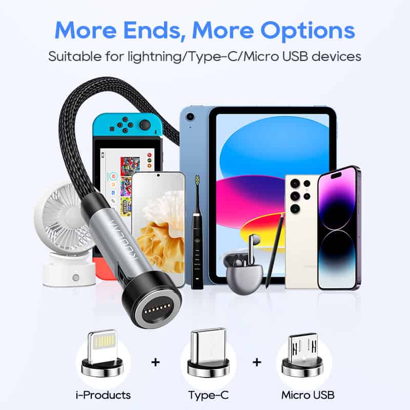 Wireless charging fan compatible with smartphones and tablets, ideal for Monalisa Store tech accessories, featuring multiple charging options including Type-C and Micro USB for versatile device compatibility.