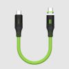 Black and green 4K HDMI cable with high-speed transfer, compatible with 1080p to 4K displays, durable design, ideal for home entertainment and professional audio-video setups.