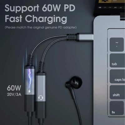 High-quality charging cable supporting 60W PD fast charging, compatible with various devices, ensuring quick power-up for your tech essentials.