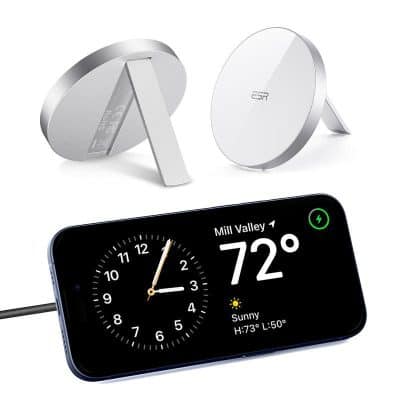 Wireless charging devices and smart thermostat for modern home automation at Monalisa Store.