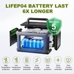 Lifepo4 battery with long-lasting power and 5-year warranty, ideal for solar energy storage and portable power applications. Durable, reliable, and designed for safety and efficiency.