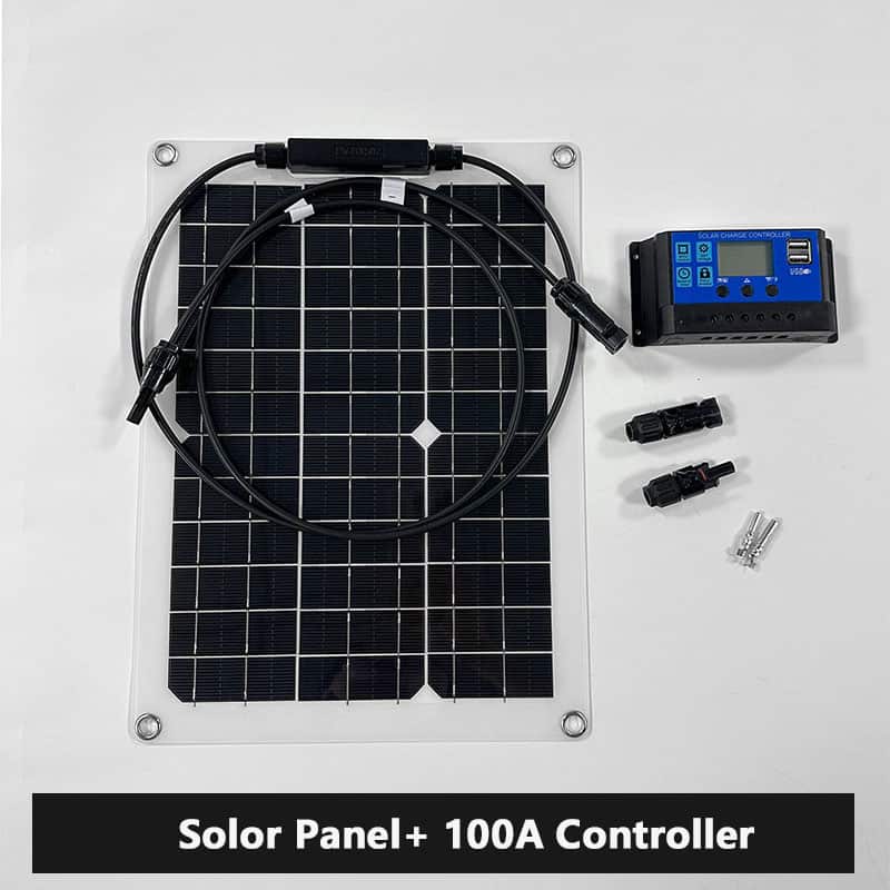 With 100A controller