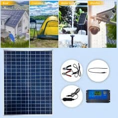 Solar panel for renewable energy at Monalisa Store, suitable for homes and outdoor applications.
