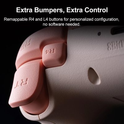 Removable pink buttons for customized medical device control, no software required. Designed for ease of use and personalized configuration in healthcare settings.