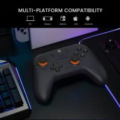 Game controller for multi-platform compatibility with PC, Steam, Switch, iOS, and Android devices. Best gaming accessories available at Monalisa Store.