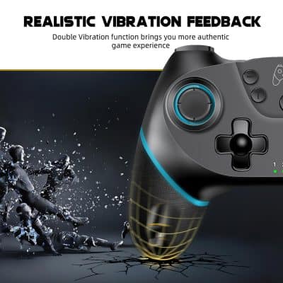 Flexible gaming controller with realistic vibration feedback for immersive gameplay at Monalisa Store.