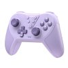 Wireless gaming controller in lavender color with ergonomic design, responsive buttons, and textured grips for enhanced gameplay experience. Perfect for console or PC gaming.