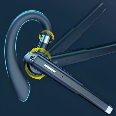 Wireless Bluetooth earbud with adjustable swivel feature for personalized fit, high-quality sound, and portable design. Perfect for listening to music, calls, and fitness activities. Compatible with smartphones and devices.