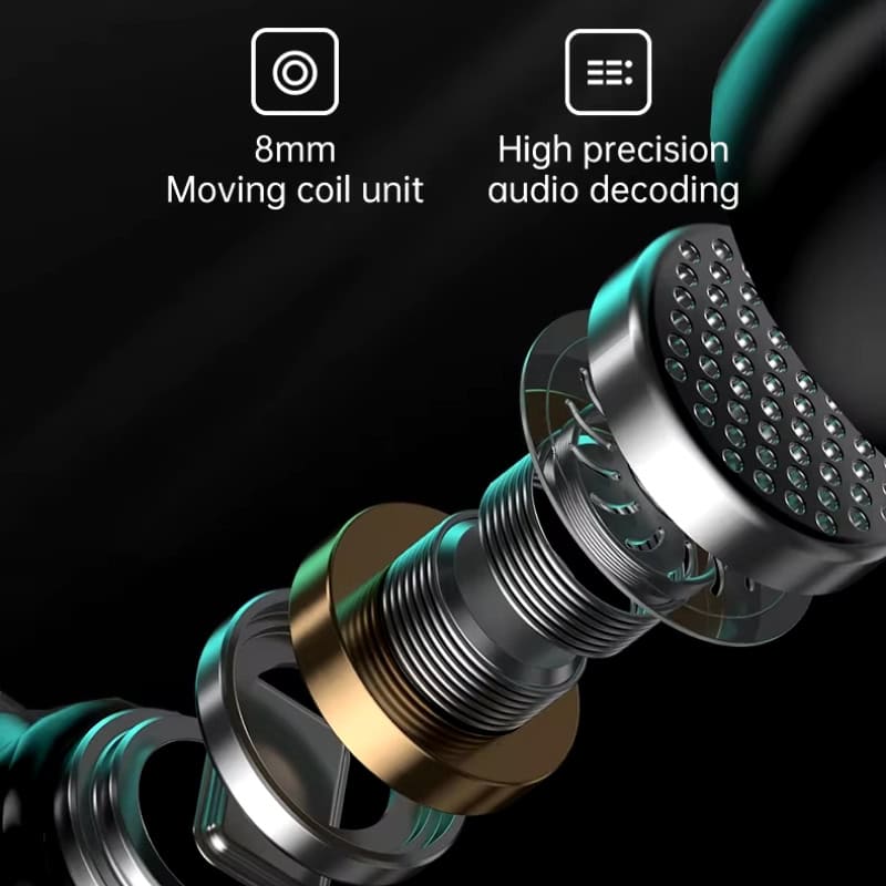 8mm moving coil unit for high-fidelity audio, offering precise sound reproduction and comfort, ideal for premium earphones and audio devices.