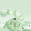 Wireless Bluetooth earbuds in mint green with charging case, designed for premium sound quality and comfort, ideal for active lifestyles and daily use.