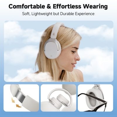 Monalisa store wireless headphones with comfortable and lightweight design for effortless wearing, ideal for relaxing music experiences.