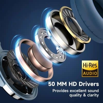 High-Quality 50mm HD Drivers for Premium Audio Experience - Monalisa Store.