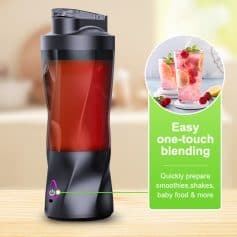 Blender for smoothies and shakes, Monalisa Store, easy one-touch blending, portable cordless juicer, kitchen appliance, quick beverage preparation, stylish compact design, household blender, versatile food processor, efficient blending machine.