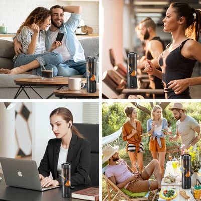 Stylish portable smart water bottle for fitness, work, and leisure use at Monalisa Store.