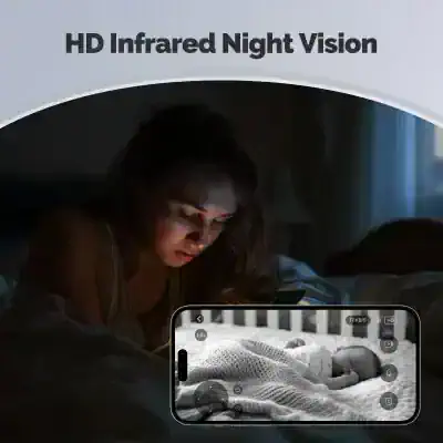 HD infrared night vision technology for enhanced security and monitoring.