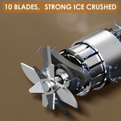 High-quality electric shaver with 10 blades and strong ice-crushed technology for smooth, close shaving results. Perfect for men seeking effective, durable grooming tools.