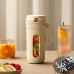 Fruit-infuser water bottle for healthy hydration, portable and stylish design, perfect for making flavored water with fresh fruit, ideal for fitness and wellness enthusiasts.