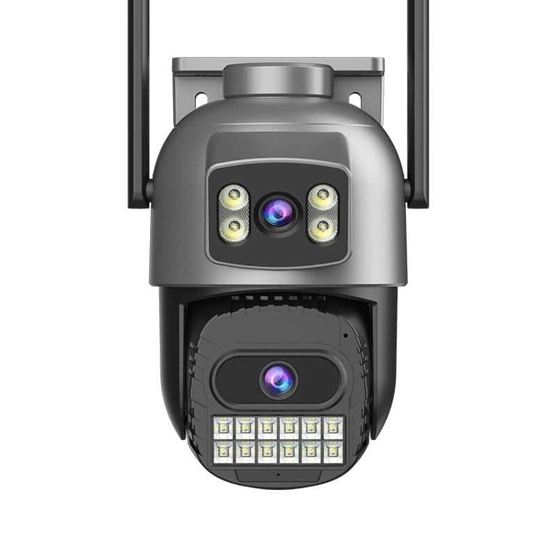 Security camera for pharmacy surveillance, high-definition outdoor IP camera with night vision and motion detection, ideal for Monalisa Medical Store security needs.