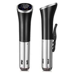 Wireless massage device with digital display, ergonomic handle, and customizable massage settings for relaxation and pain relief.