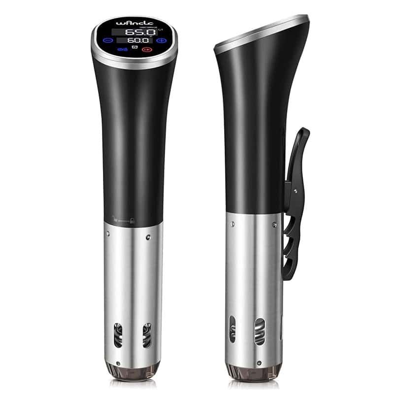 Wireless massage device with digital display, ergonomic handle, and customizable massage settings for relaxation and pain relief.