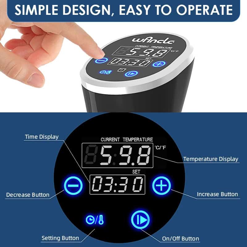 Thermocare digital temperature controller with simple design, user-friendly interface, and easy operation for precise temperature regulation and monitoring.