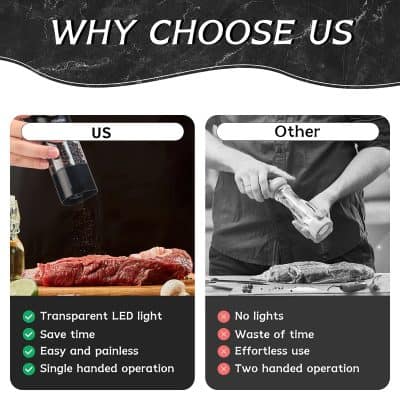 Flexible LED meat tenderizer for faster cooking and better texture, easy to use with single-handed operation, perfect for convenient and painless food preparation, ideal for professional and home kitchens.