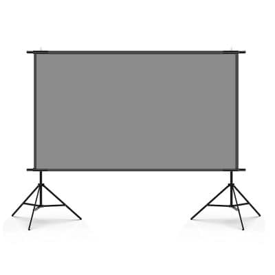 Gray photography backdrop for medical and optometry images, portable studio screen, professional photo shoot background, neutral gray studio backdrop for product and portrait photography.