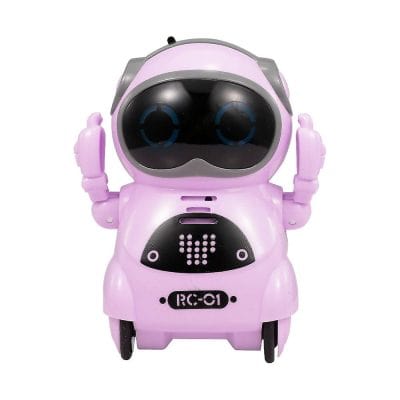 Cute pink_robot_vacuum_cleaner_with_smiley_face_for_kids_for_cleaning_and_entertainment_at_Monalisa_Medical_STORE.jpg.