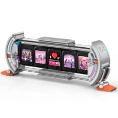 Flexible medical imaging console with multiple screens for advanced diagnostics and patient care in medical centers.