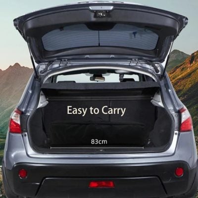 Lightweight, portable car trunk organizer for easy storage and transport, measuring 83cm, ideal for travel and daily use, perfect for storing medical supplies or personal belongings.