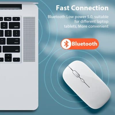 Wireless Bluetooth mouse and laptop keyboard for comfortable computer use, suitable for various devices, featuring low power consumption and quick connectivity, ideal for professionals and students.
