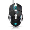 Wireless gaming mouse with customizable buttons and RGB lighting, ergonomic design for comfortable use, high-precision sensor, compatible with PC and Mac, ideal for gaming and professional work.