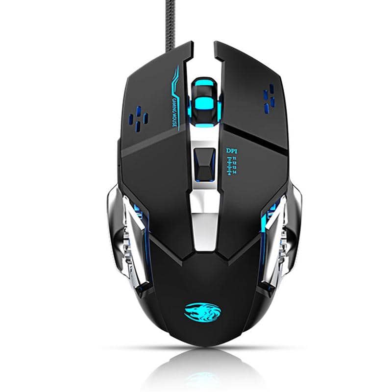 Wireless gaming mouse with customizable buttons and RGB lighting, ergonomic design for comfortable use, high-precision sensor, compatible with PC and Mac, ideal for gaming and professional work.