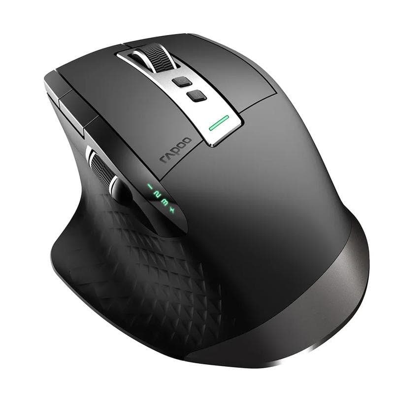 Wireless ergonomic computer mouse with customizable buttons and adjustable DPI for precision gaming and professional use.