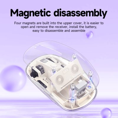 Compact medical device with magnetic disassembly feature for easy maintenance and battery replacement at Monalisa Store.