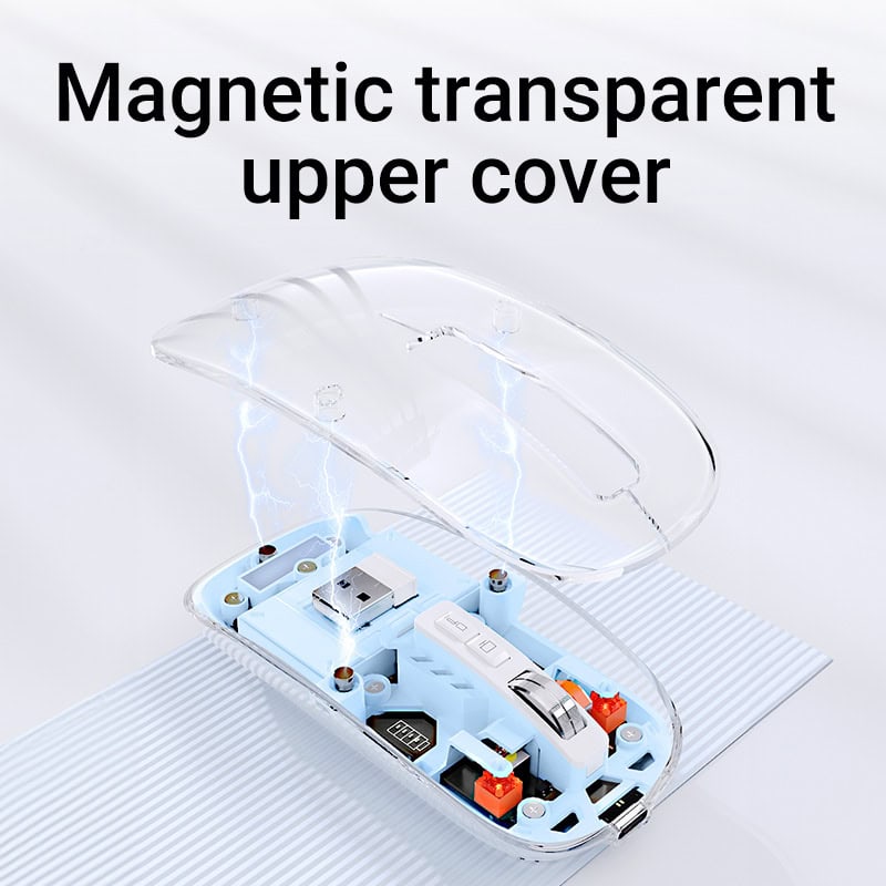 Magnetic transparent upper cover for optical medical devices at Monalisa Store.