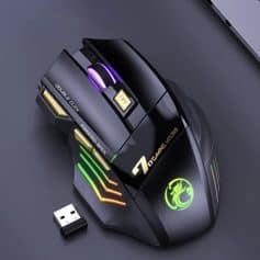 High-tech gaming mouse with customizable RGB lighting, ergonomic design, and advanced features for professional gamers. Perfect for enhanced gaming performance and precision.