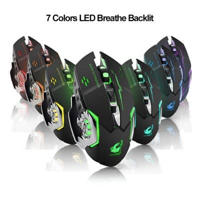RGB LED gaming mouse with customizable backlit, ergonomic design, and precision sensor for ultimate gaming experience. Perfect for gamers seeking style and performance.