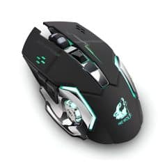 High-tech gaming computer mouse with customizable RGB lighting and ergonomic design for gamers and tech enthusiasts.