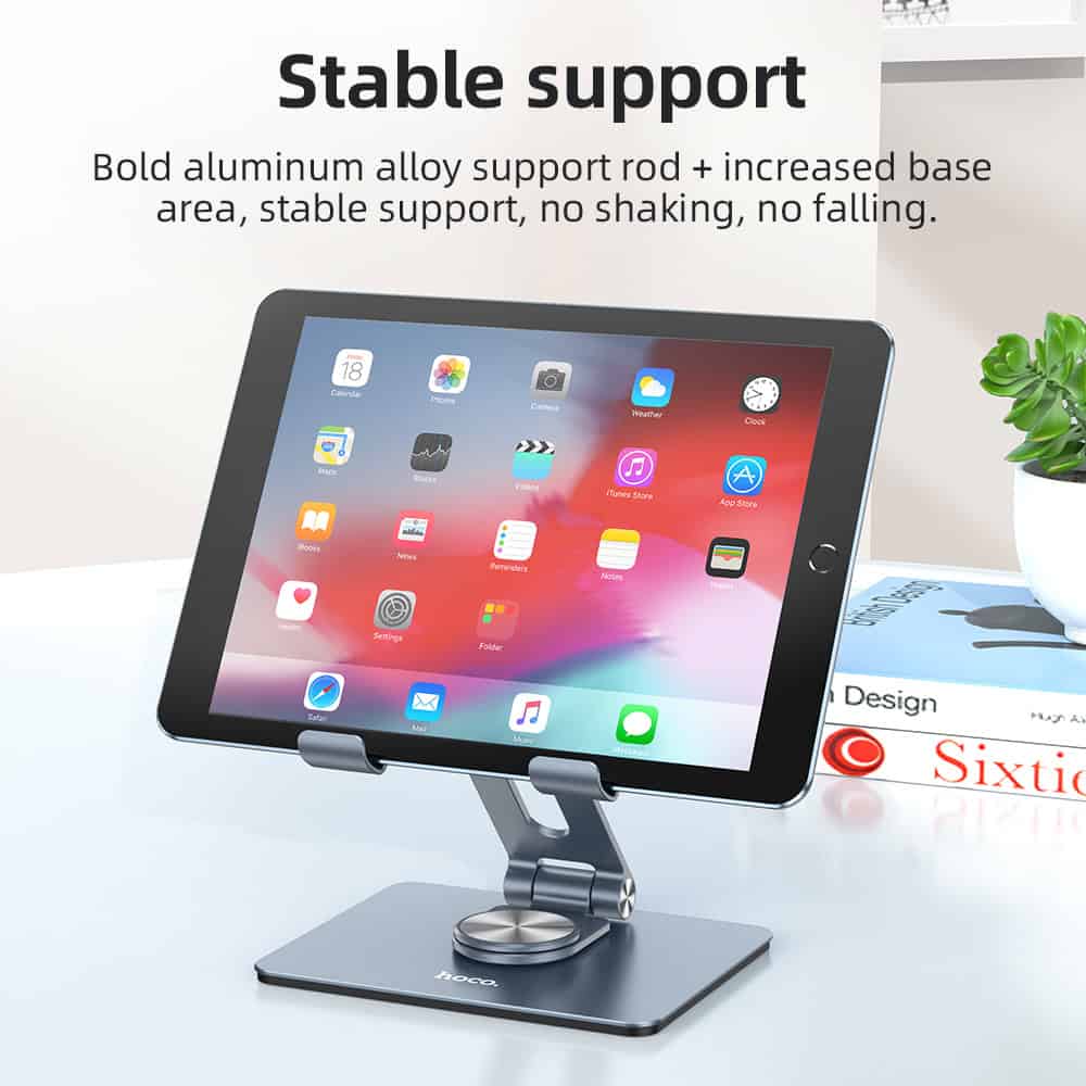 High-quality iPad stand for digital displays and retail optometry stores. Durable support with adjustable angle, perfect for enhancing customer experience and product visibility at Monalisa Store.