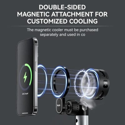 Magnetic cooling attachment for optometry devices, customized cooling system, Monalisa store, professional optical equipment, magnetic attachment for optical tools.