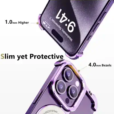 Enhanced smartphone camera with 4.0mm bezels and 1.0mm higher edges, featuring sleek design, protective slim fit, and advanced lens technology for optimal photography.