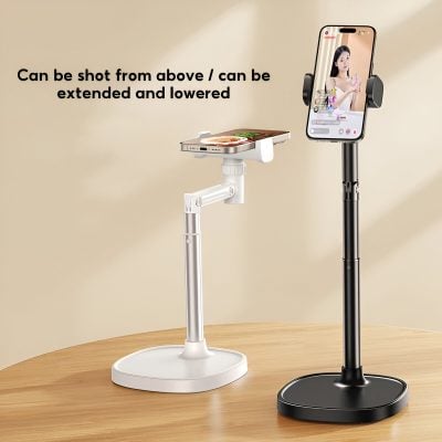 Adjustable mobile phone holder stand for TikTok videos and live streaming at Monalisa Store, perfect for hands-free content creation.