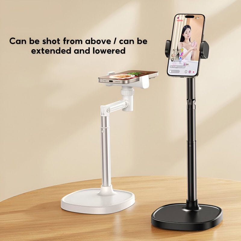 Adjustable mobile phone holder stand for TikTok videos and live streaming at Monalisa Store, perfect for hands-free content creation.